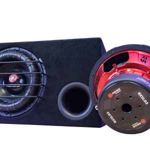 Subwoofer auto REISS AUDIO RS-RX 12 Lite, D2 sau D4, 1000W, incinta bas reflex 50L